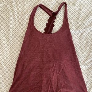 Lululemon Racerback tank with Back Detail!